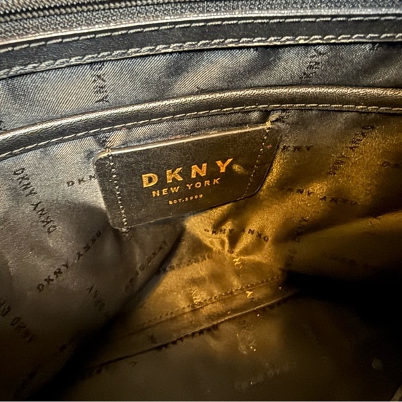 DNKY Pink and Black Artistic Tote Bag with Abstract Design, Artsy, Art 2 Wear - Picture 12 of 13